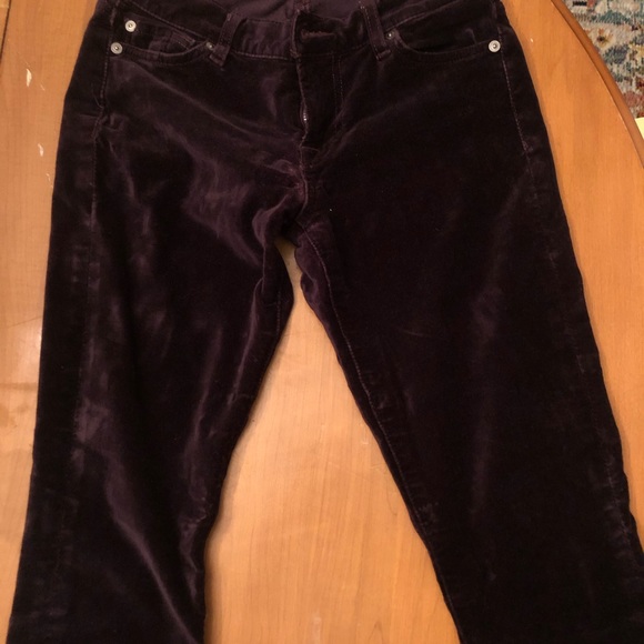 Crushed velvet skinny leg pants from 7 - Picture 2 of 8